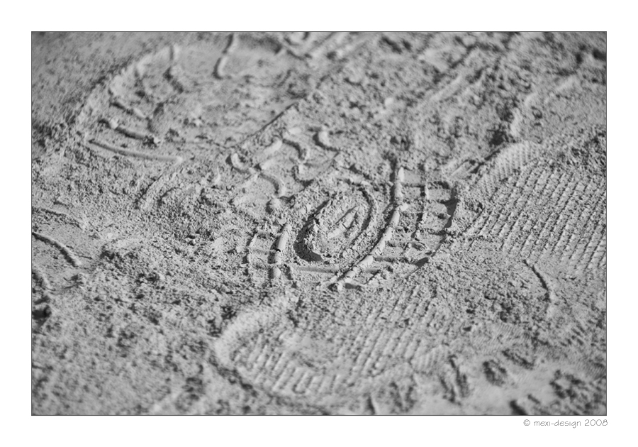 Deine Spuren im Sand ...