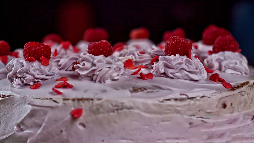 Himbeer-Schoko-Nougat-Torte