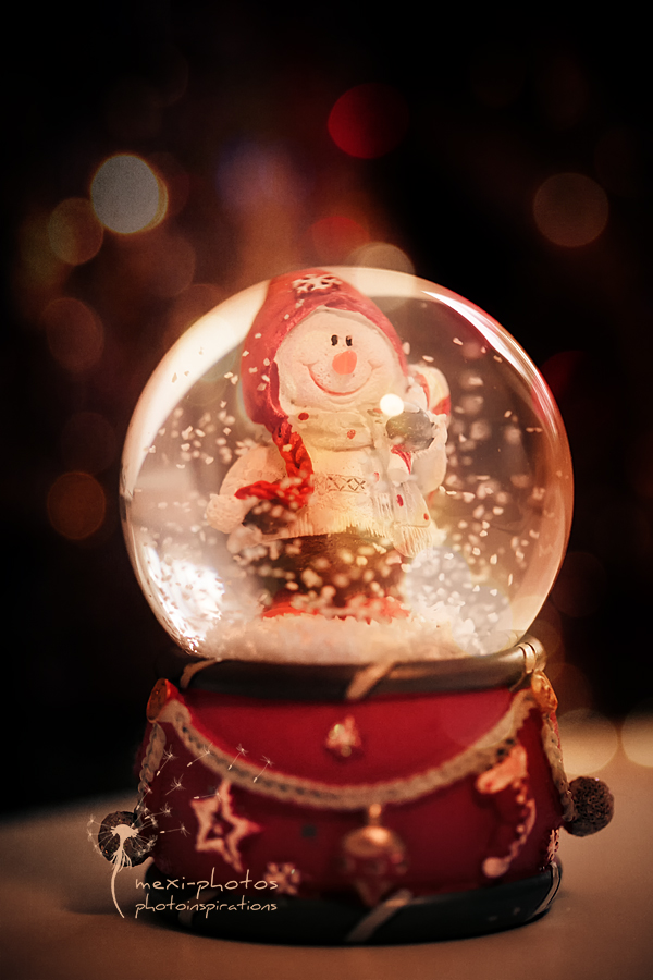 Weihnachtsschneekugel 
